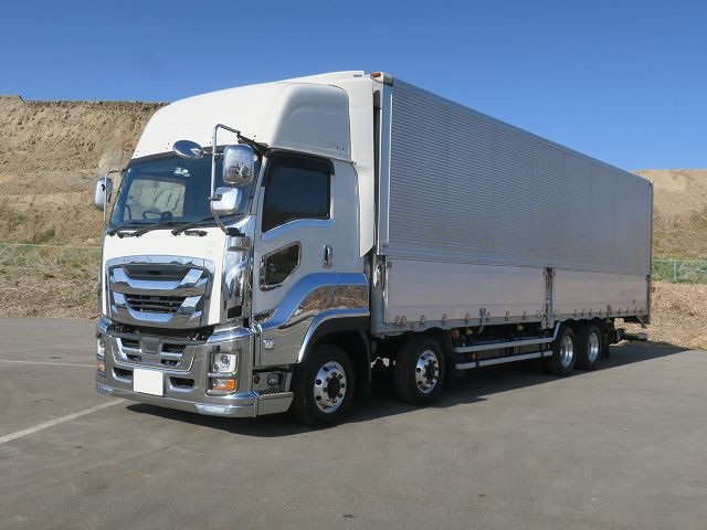 2020 Isuzu Giga Large Aluminum Wing 9600 Body Retractable Power Station Radio Control High Roof Snow Melting System ★Actual mileage 350,000 km★ Vehicle inspection valid until March 2027★