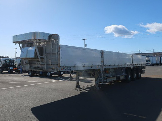 2017 Trex 3-Axle Air Suspension Aluminum Block Flatbed Trailer, Maximum Load Capacity 27.3t, Lift Axle