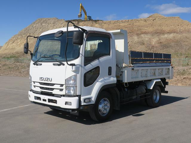 [Lease/Rental Only Vehicle] 2017 Isuzu Forward Medium-Sized Dump Truck with ShinMaywa L-gate and Electric Bollard ★Includes 安心車検パック (Peace of Mind Vehicle Inspection Package)!★