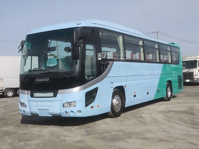 2006 Isuzu Gala Tourist Bus, 55-passenger capacity, 11-row seating, salon specification, moquette seats (reclining), through-leaf trunk