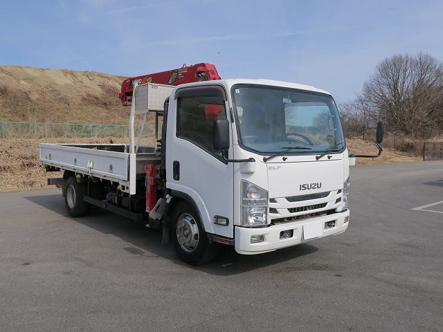 中古トラック いすゞクレーン付平ボディ ＃2