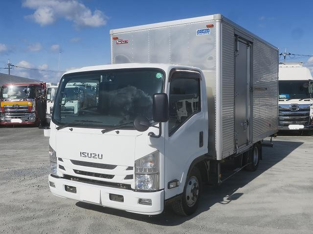 2018 Isuzu Elf 2t Aluminum Van, Wide Long, 215cm Interior Height, 2-tier Lashing Rails, 150 HP ★Vehicle Inspection valid until May 2026★
