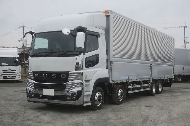 令和8年式 三菱ふそう スーパーグレード 大型アルミウィング 4軸低床 ハイルーフ 融雪仕様 394馬力 アルミホイール