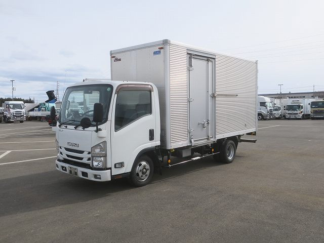 2017 Isuzu Elf 2t Aluminum Van, Standard Long, 210cm Bed Height, Left Sliding Door, Low Floor, 2-Pedal Engine, 2-Tier Lashing Rails, 150 HP 
