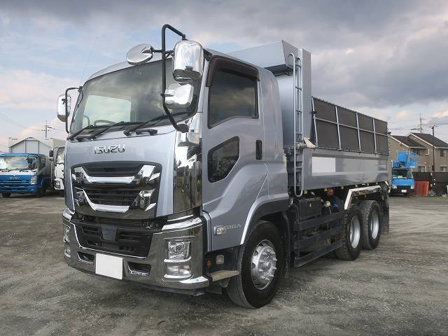 令和1年式 いすゞ ギガ 大型ダンプ 新明和 5100ボディ 幅220cm 380馬力 ★メーター実走行約38万km/R8年9月迄車検付★