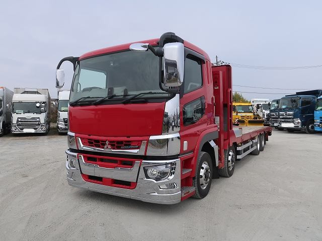 中古トラック 三菱ふそうクレーン付セルフローダー ＃2