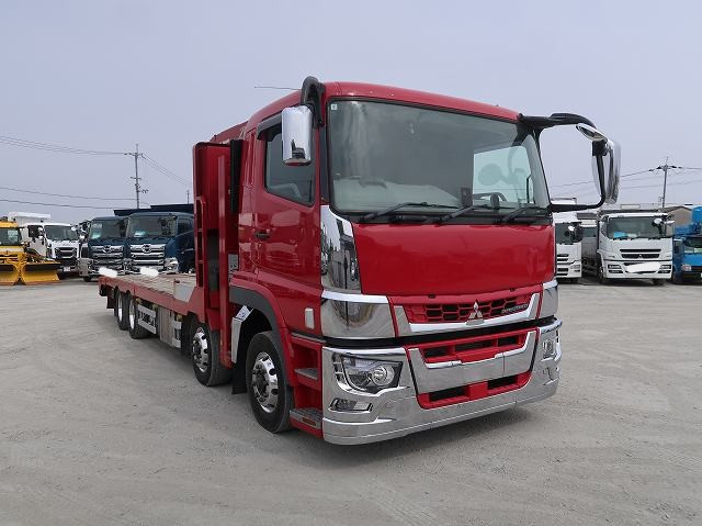 中古トラック 三菱ふそうクレーン付セルフローダー ＃3