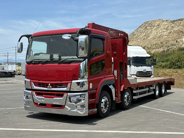 中古トラック 三菱ふそうクレーン付セルフローダー ＃3