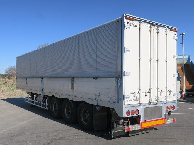 中古トラック フルハーフ 3軸 ウィングトレーラー