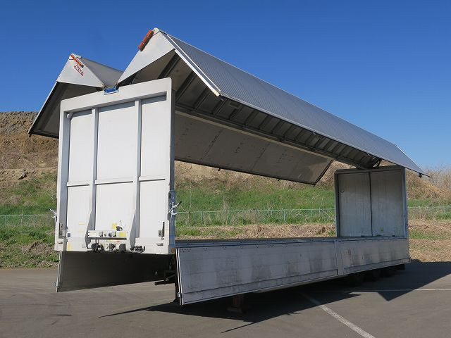 中古トラック フルハーフ 3軸 ウィングトレーラー