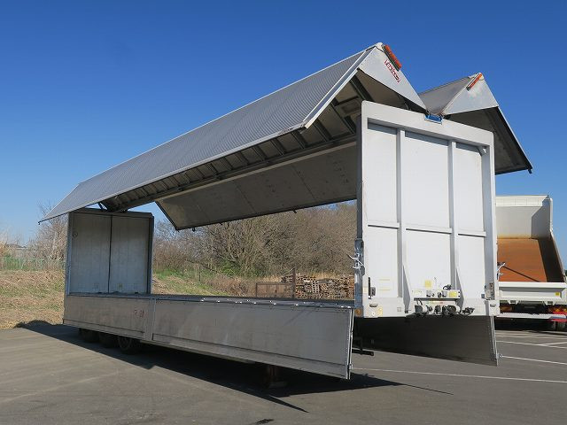 中古トラック フルハーフ 3軸 ウィングトレーラー