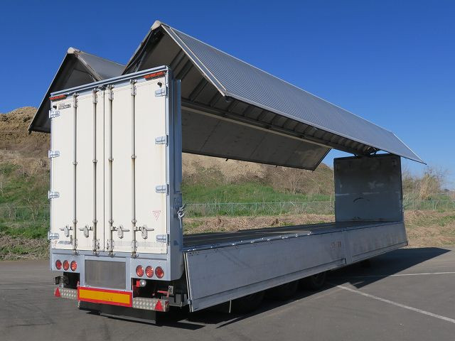 中古トラック フルハーフ 3軸 ウィングトレーラー