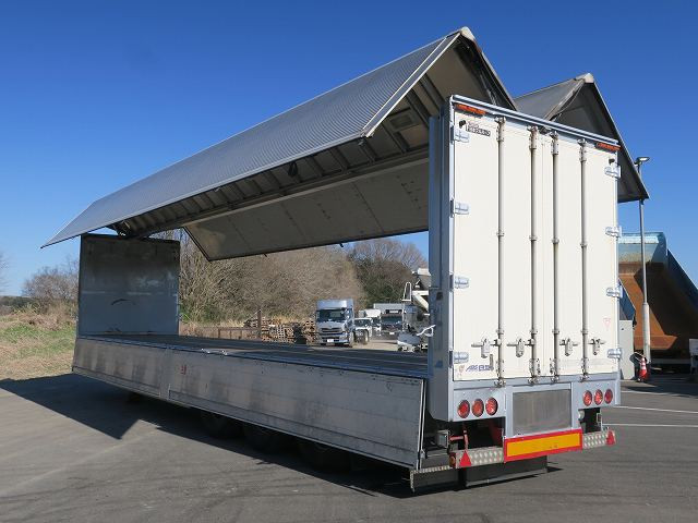 中古トラック フルハーフ 3軸 ウィングトレーラー