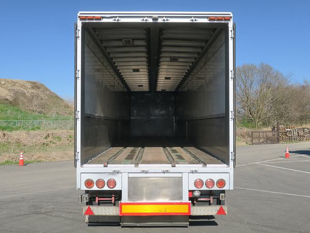 中古トラック フルハーフ 3軸 ウィングトレーラー