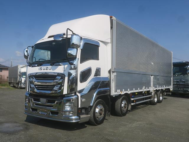 2017 Isuzu Giga, aluminum wing body, retractable power supply, aluminum wheels, 7-speed manual transmission. ★Actual mileage: 400,000 km★