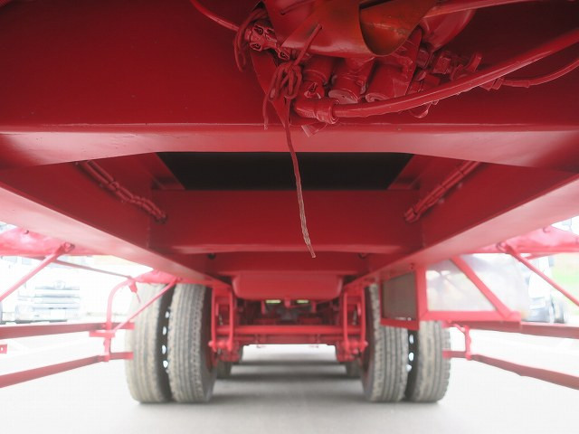 中古トレーラー エコロジーボックス 3軸 スクラップ運搬トレーラー