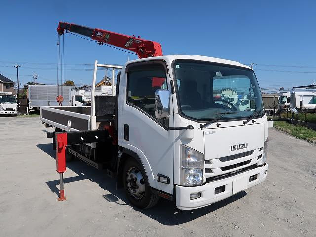 中古トラック いすゞクレーン付平ボディ ＃2
