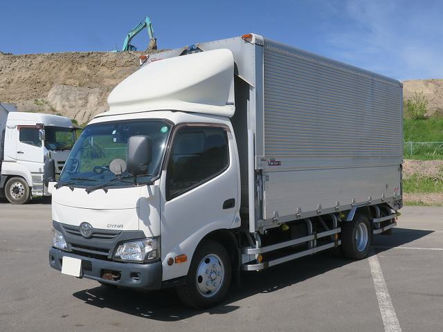 [Lease Rental Only Vehicle] 2017 Toyota Dyna 3t Aluminum Wing Truck, Standard Long, 2-Tier Lashing Rails ★Equipped with Easy-Drive Package!★