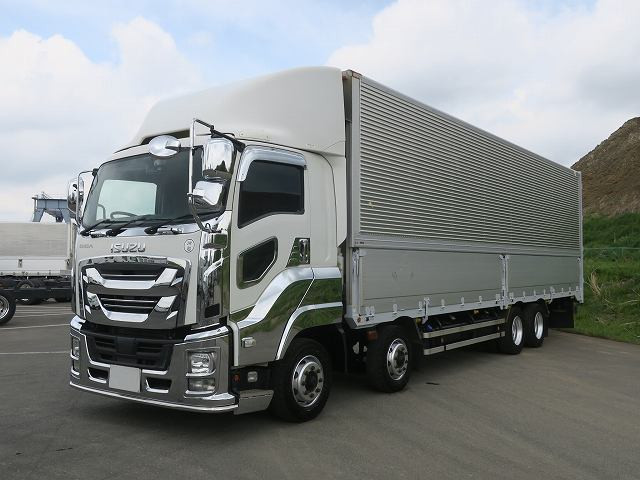 平成29年式 いすゞ ギガ アルミウィング 4軸低床 7速MT 380馬力 ★実走行約54万km /R9年3月迄車検付★