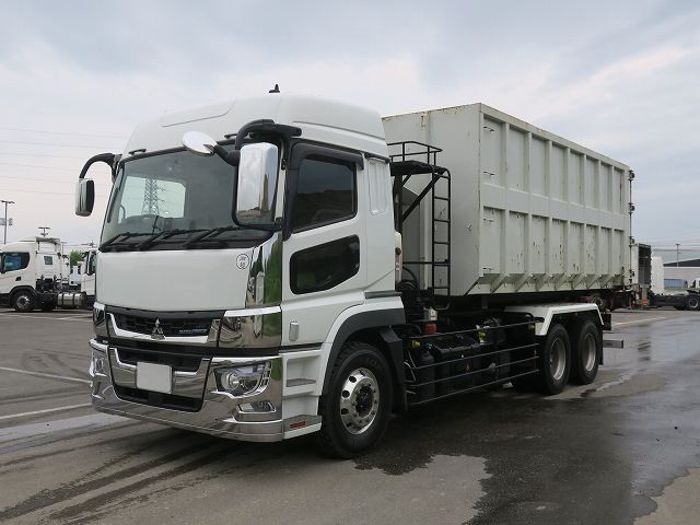 中古トラック 三菱ふそう脱着装置付コンテナ専用車