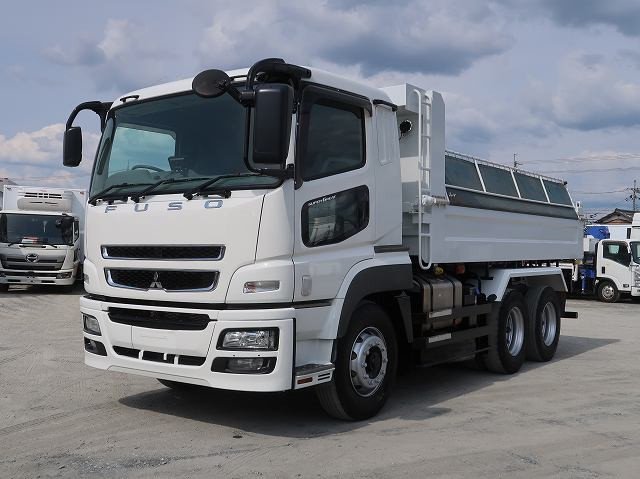 [Lease Rental Only Vehicle] 2011 Mitsubishi Fuso Super Great Dump Truck, Kyokuto 5100 Body ★Equipped with Easy-Drive Package!★