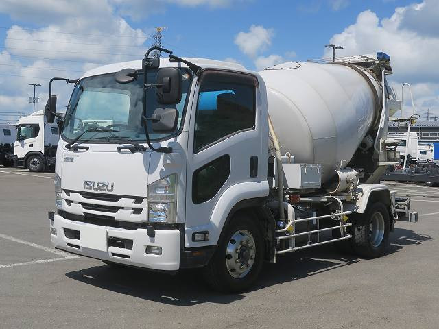 中古トラック いすゞコンクリートミキサー車