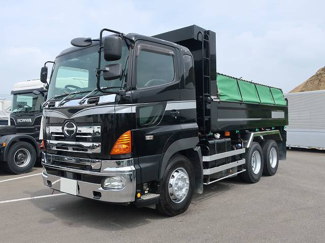 [Lease Rental Only Vehicle] 2015 Hino Profia Dump Truck, ShinMaywa 5100 Body ★Equipped with Easy Rent Package!★