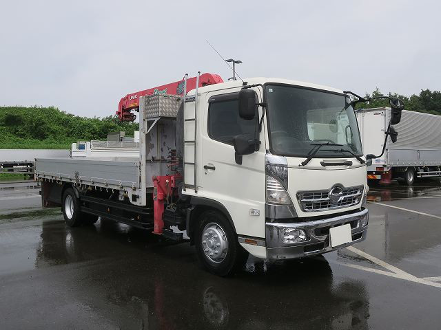 中古トラック 日野クレーン付平ボディ ＃2