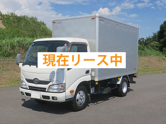 2014 Toyota Dyna 3-ton Aluminum Van with Standard Short Lashing Rails (2-Tier) [Compatible with Medium-Duty Licenses (Excluding 5-ton Limited Vehicles)]