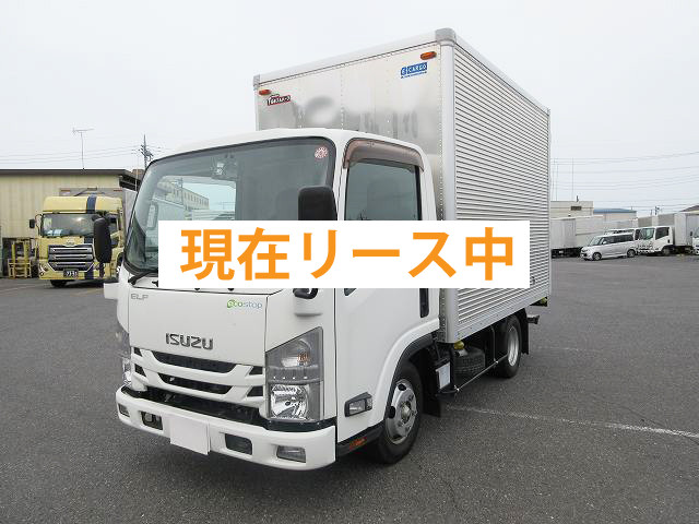 2018 Isuzu Elf 2t aluminum van, standard short, cargo bed height 212cm, full low floor, 2-stage lashing rail, 150 horsepower 