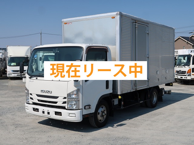 [Vehicle for Lease Rental Only] 2017 Isuzu Elf 3-ton Aluminum Van, Wide and Long, 216cm Interior Height, PG Storage, Left-Side Door, Fully Low-Floor, 150 HP, Two-Tier Lashing Rails [Eligible for Medium-Duty Licenses (Excluding 5-ton Limited Vehicles)]