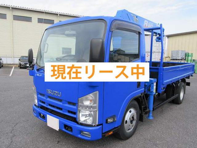 いすゞ エルフクレーン付平ボディ