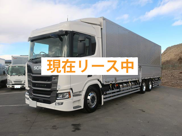 2025 Scania SUPER with large aluminum wing, high roof, high floor, 3 axles, and aluminum wheels