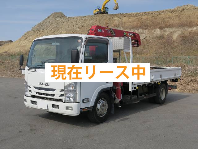 いすゞ エルフクレーン付平ボディ