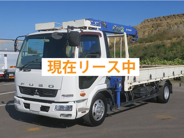 中古トラック 三菱ふそう ファイター 中型クレーン付平ボディ