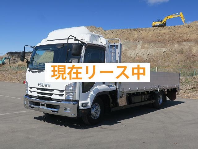 中古トラック いすゞ平ボディアルミブロック
