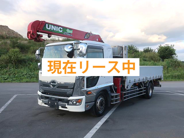 中古トラック 日野 レンジャー 増トンクレーン付平ボディ