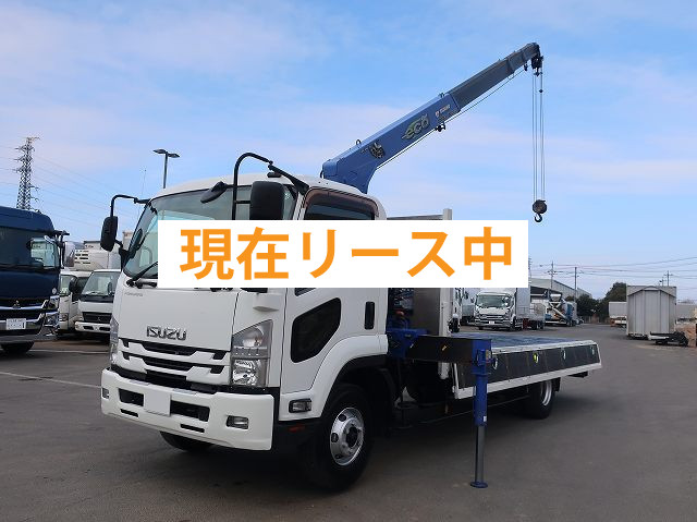 中古トラック いすゞクレーン付平ボディ