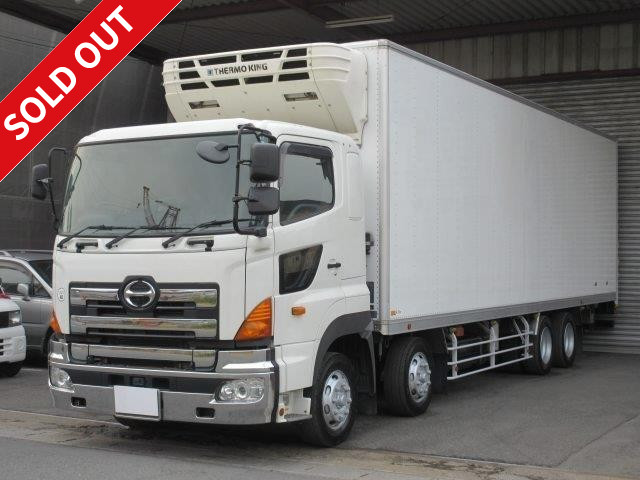 2010 model! Hino Profia refrigerated van with lift-up gear★-25 degree setting (with standby)★4-axle low floor
