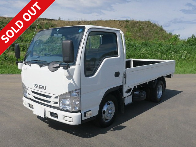 2018 Isuzu Elf 2t flatbed, 3-way opening, standard short, full low floor, 150 horsepower *MOT valid until December 2013* [Semi-medium-sized (5t only) license compatible *Old standard license OK]