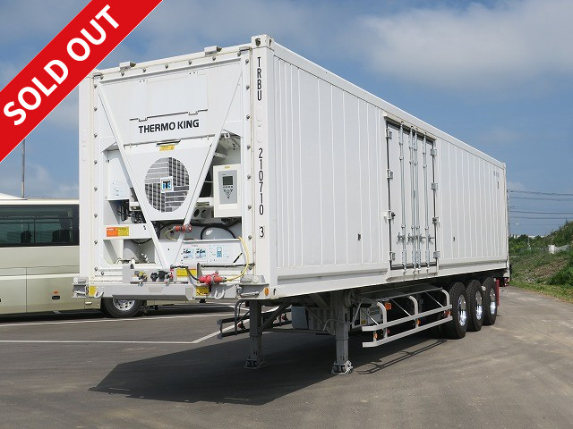 中古トラック 日本フルハーフリーファーコンテナトレーラー