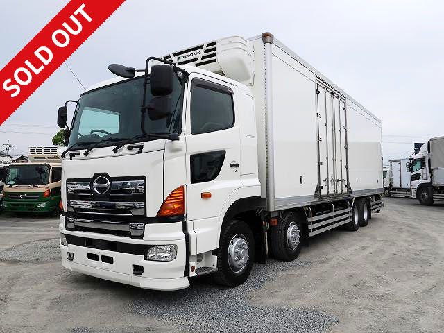 2016 Hino Profia large refrigerated van, 4-axle low floor, Thermo King, -23 degree setting, 2-layer, left side door, rear air suspension, retarder, standby, Keystone, jolder, 4 rows 