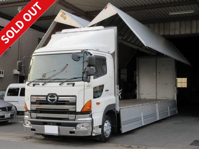 2010 Hino Profia Large aluminum wing 4-axle low floor 
