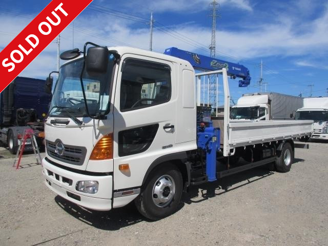 2015 Hino Ranger, wooden body with crane, 4-stage hook-in, radio-controlled, standard width