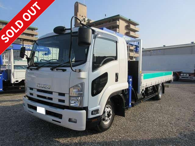 2014 Isuzu Forward Wide Width Aluminum Block Crane with 4-Stage Radio Control Hook-In!