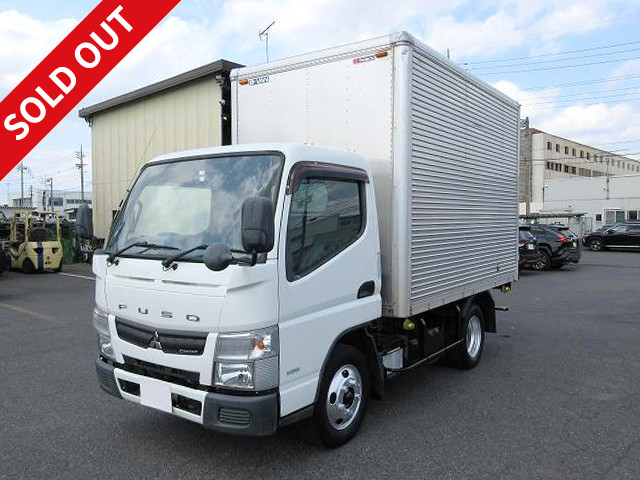 2014 Mitsubishi Fuso Canter 2t Aluminum Van Standard Short Bed Height 207cm Fully Low Floor 150HP 3-Tier Lashing Rail [Semi-Medium-Duty (5t Only) License Compatible *Old Standard License OK]