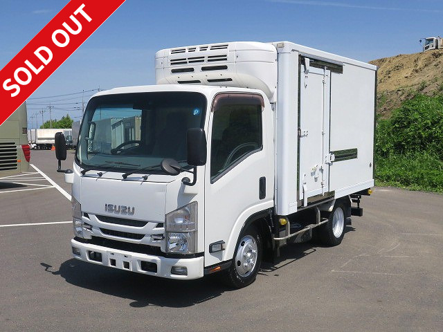 2015 Isuzu Elf 2t refrigerated van, standard short, Topre-made, -30 degree setting, 2-layer, left sliding door, 2-stage lashing rail, 3-door rear, full low floor, 150 horsepower [medium-sized license compatible *excluding 5t limited]