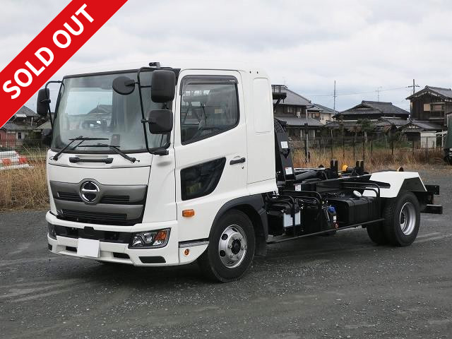 Reiwa 4 model Hino Ranger medium-sized arm roll Shinmaywa twin hoist 3.7t load 240hp 