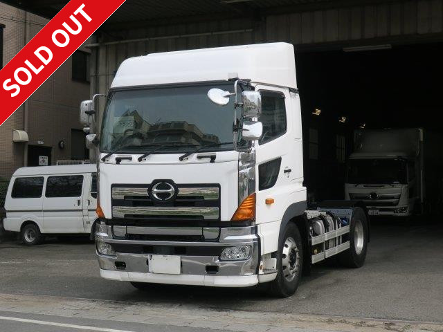 2013 Hino Profia tractor head, 5th wheel load 11.5t, rear air suspension, 410 horsepower, 12-speed Proshift