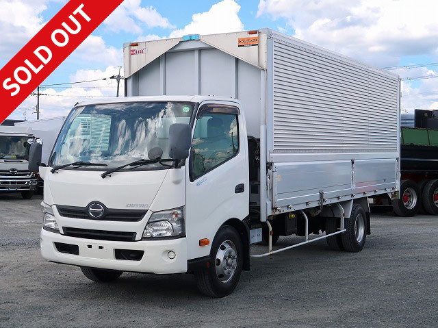 2014 Hino Dutro, small aluminum wing, load capacity 3.8t, wide and extra long, internal height 206cm, 180 horsepower
